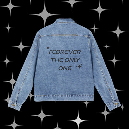 Mens Sxloo Wxrld Denim Jacket