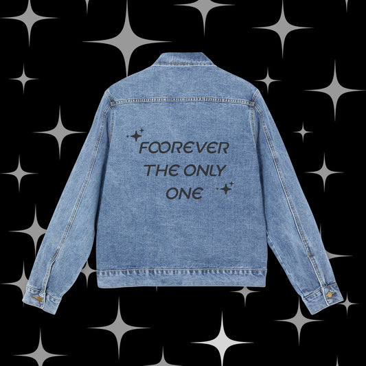 Mens Sxloo Wxrld Denim Jacket