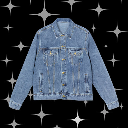 Mens Sxloo Wxrld Denim Jacket