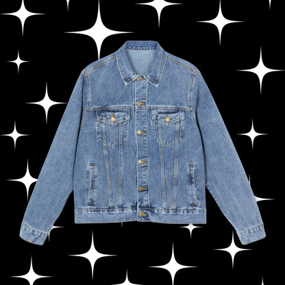 Mens Sxloo Wxrld Denim Jacket