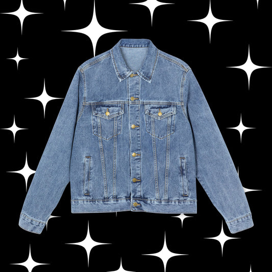 Mens Sxloo Wxrld Denim Jacket